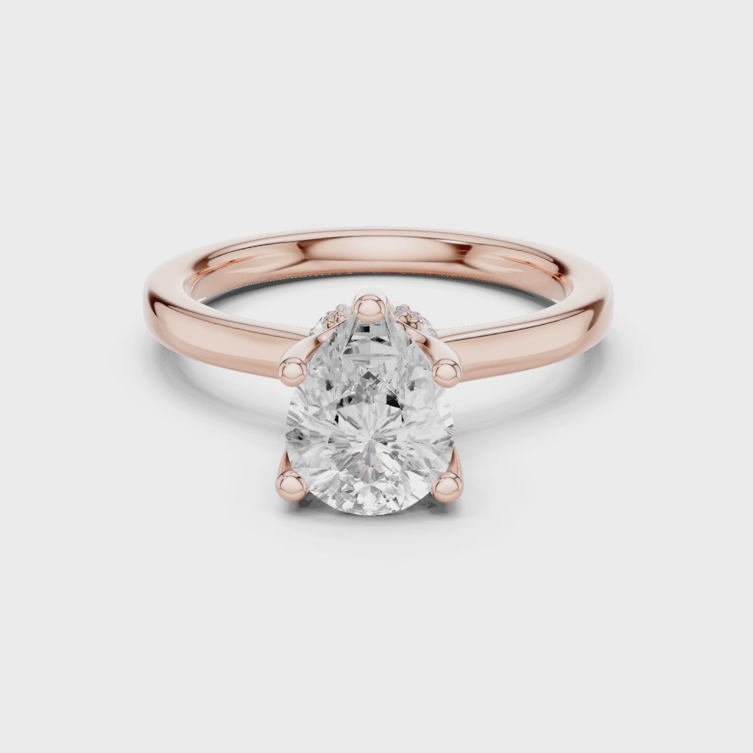 Selene Aurelia Pear Diamond Ring