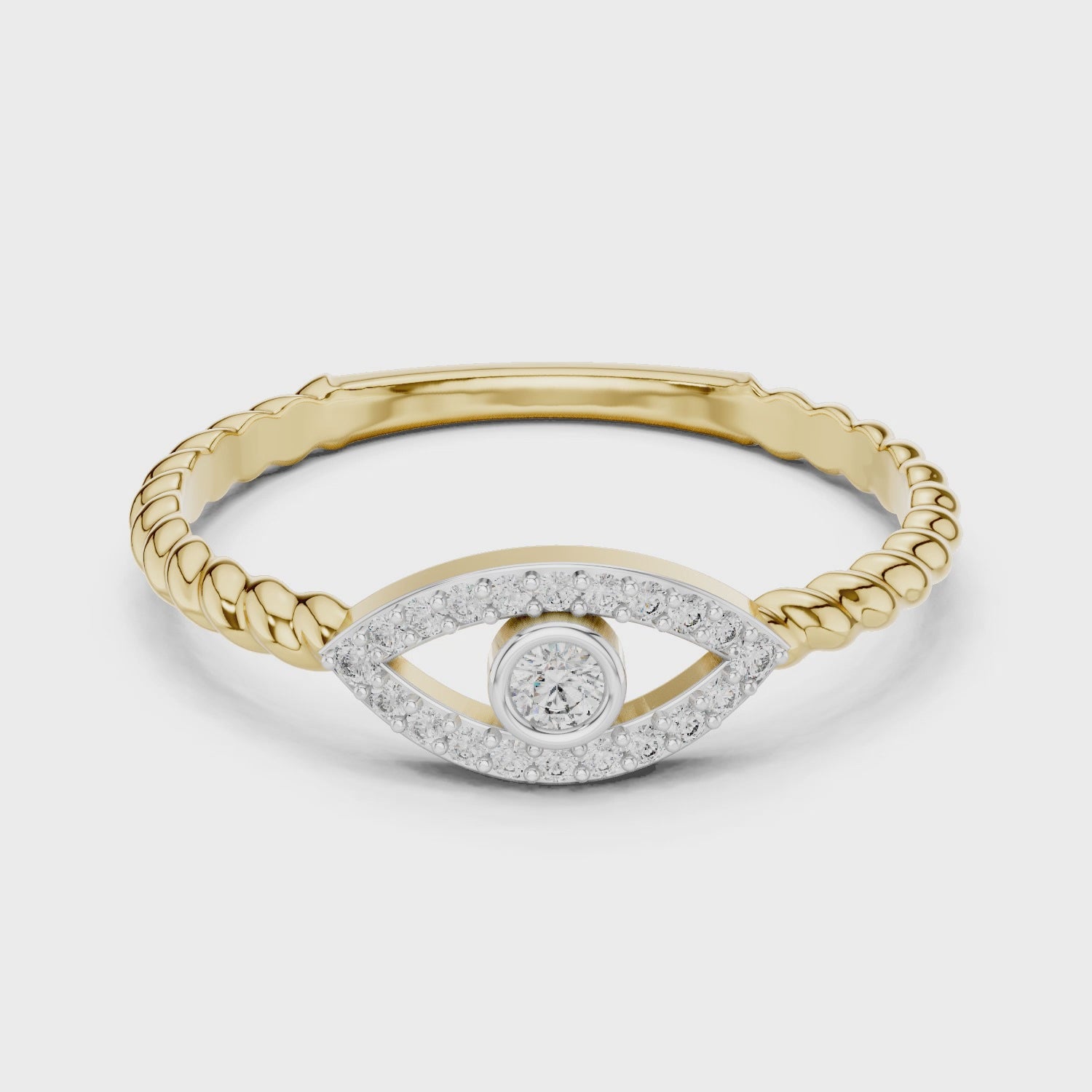 Eternal Eye Lab-Grown Diamond Band Ring