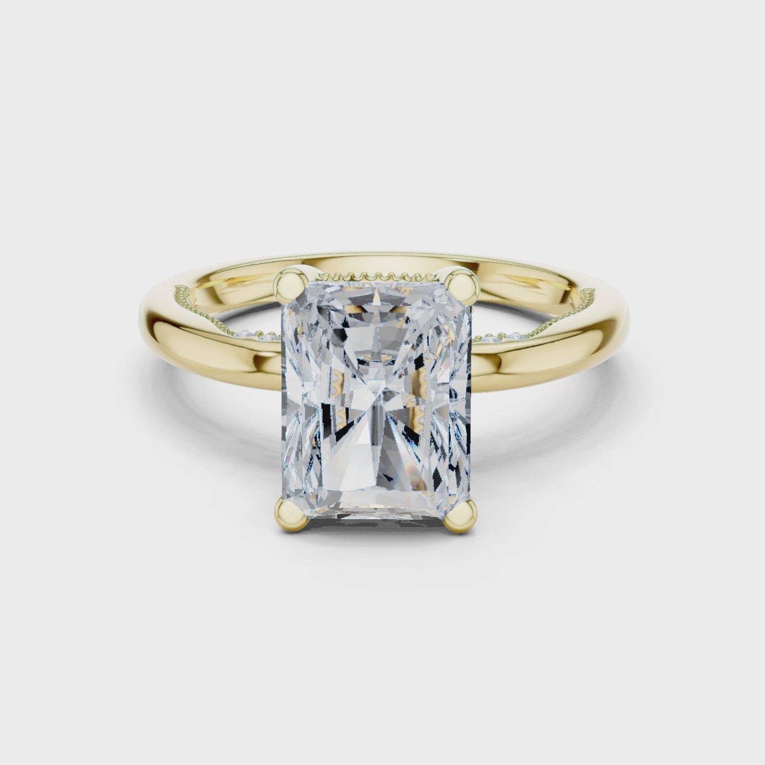Zane Celestine Radiant Diamond Ring