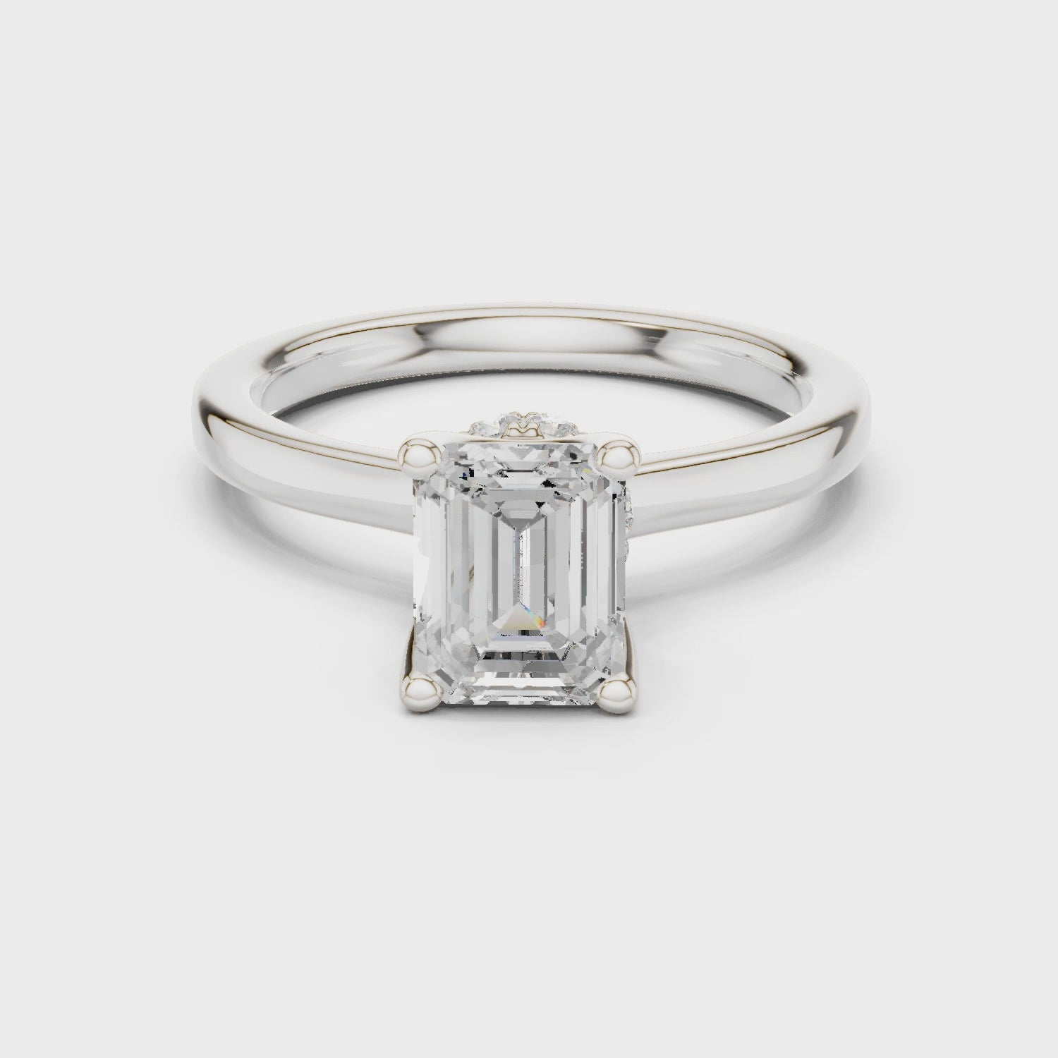 Arden Aurelia Emerald Diamond Ring