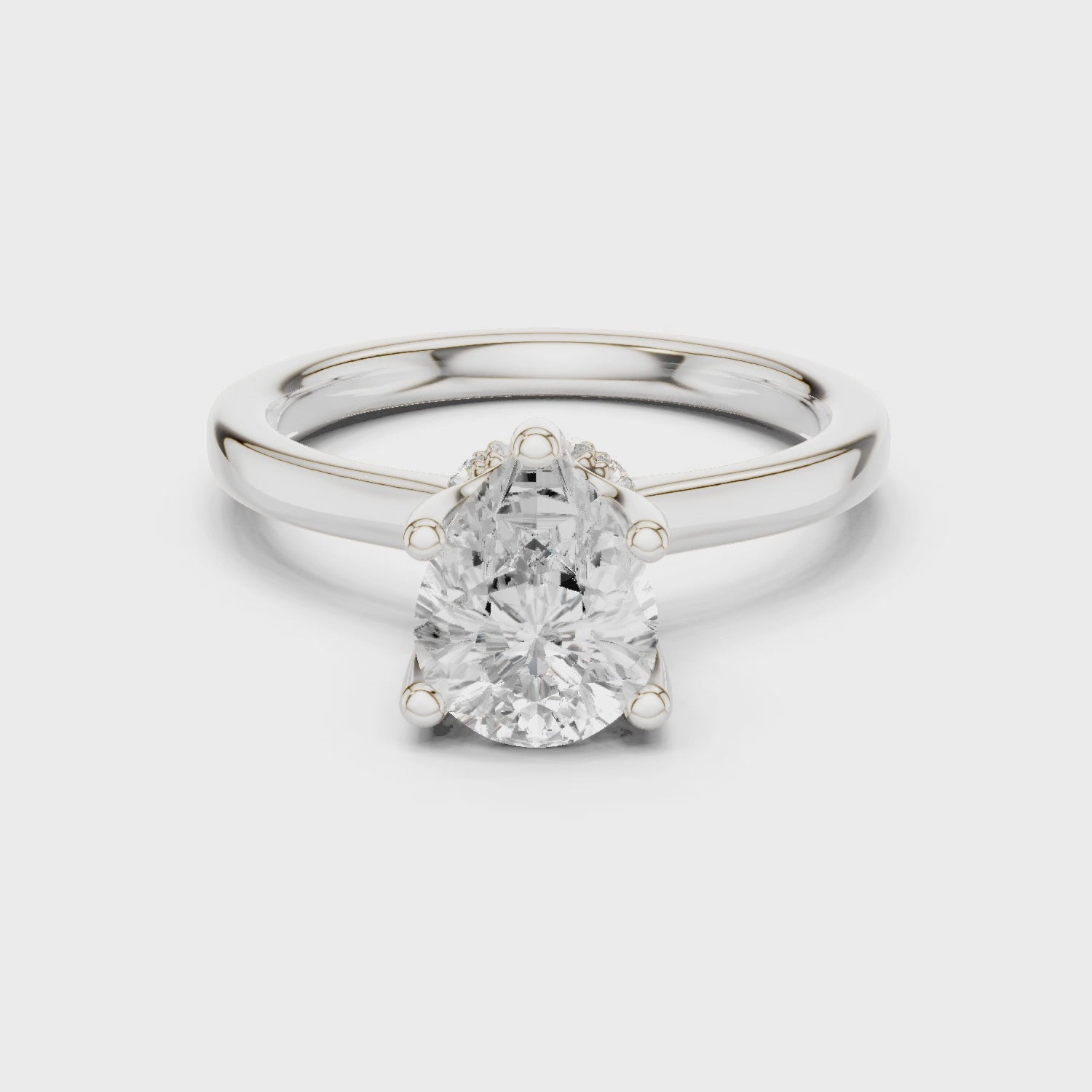 Selene Aurelia Pear Diamond Ring
