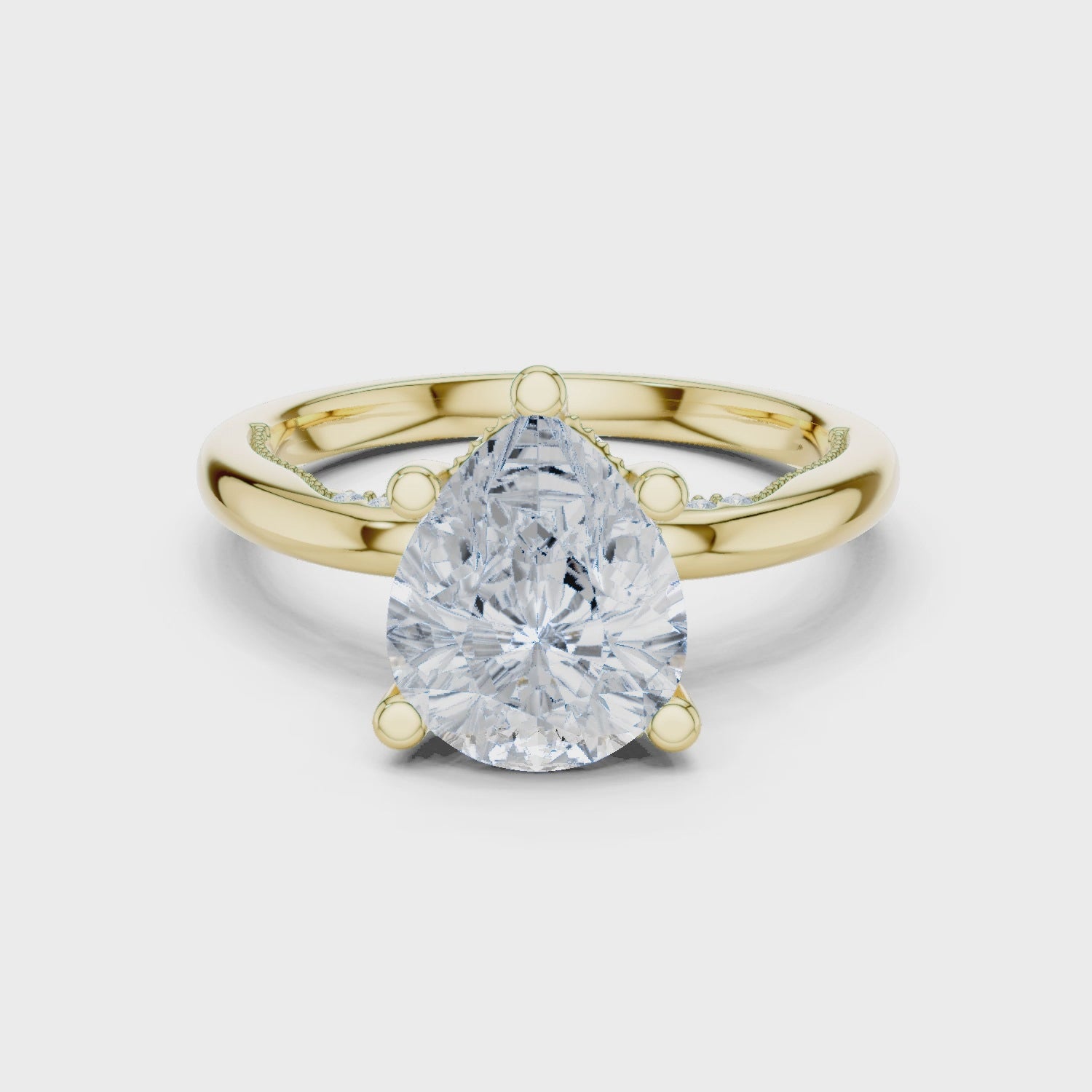 Lane Elara Pear Diamond Ring