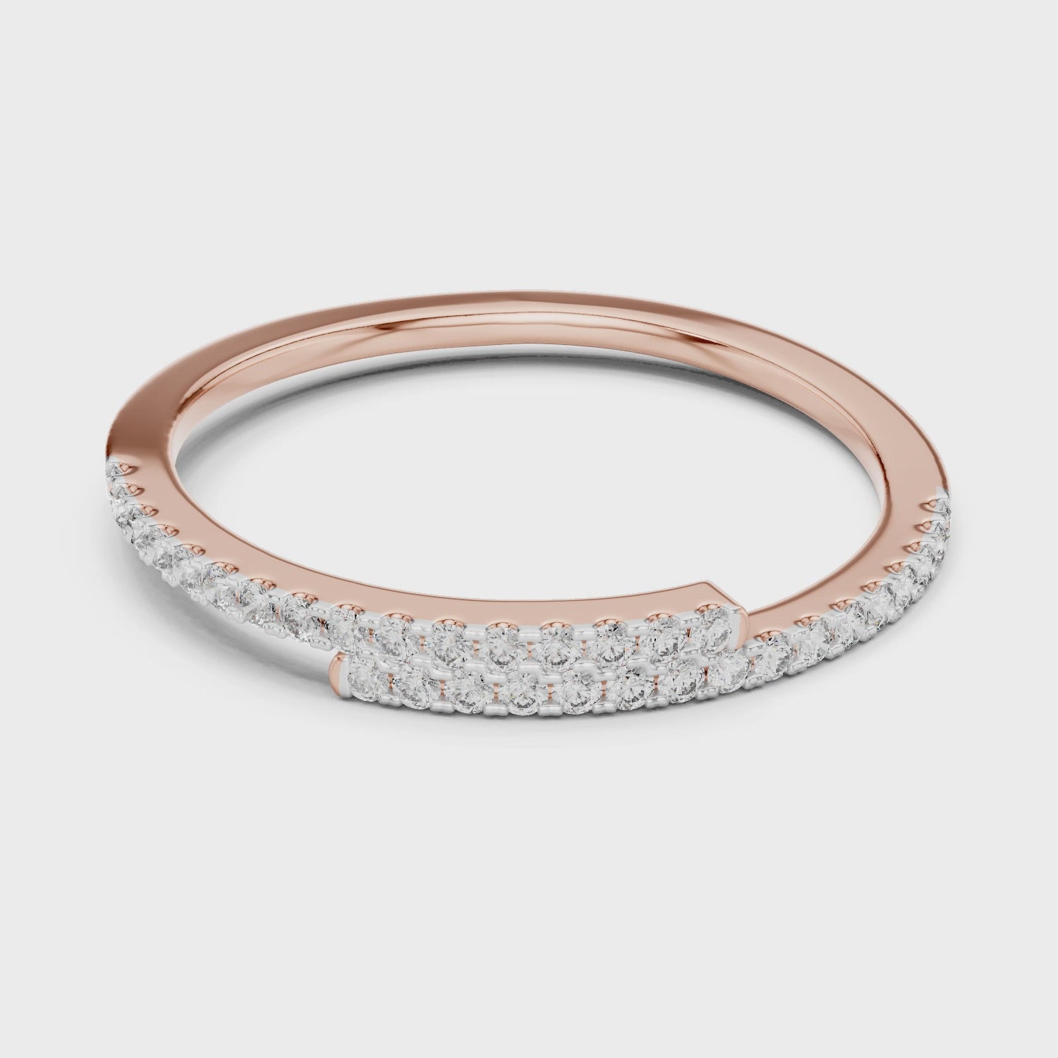 Halfway Brilliance Lab-Grown Diamond Band Ring