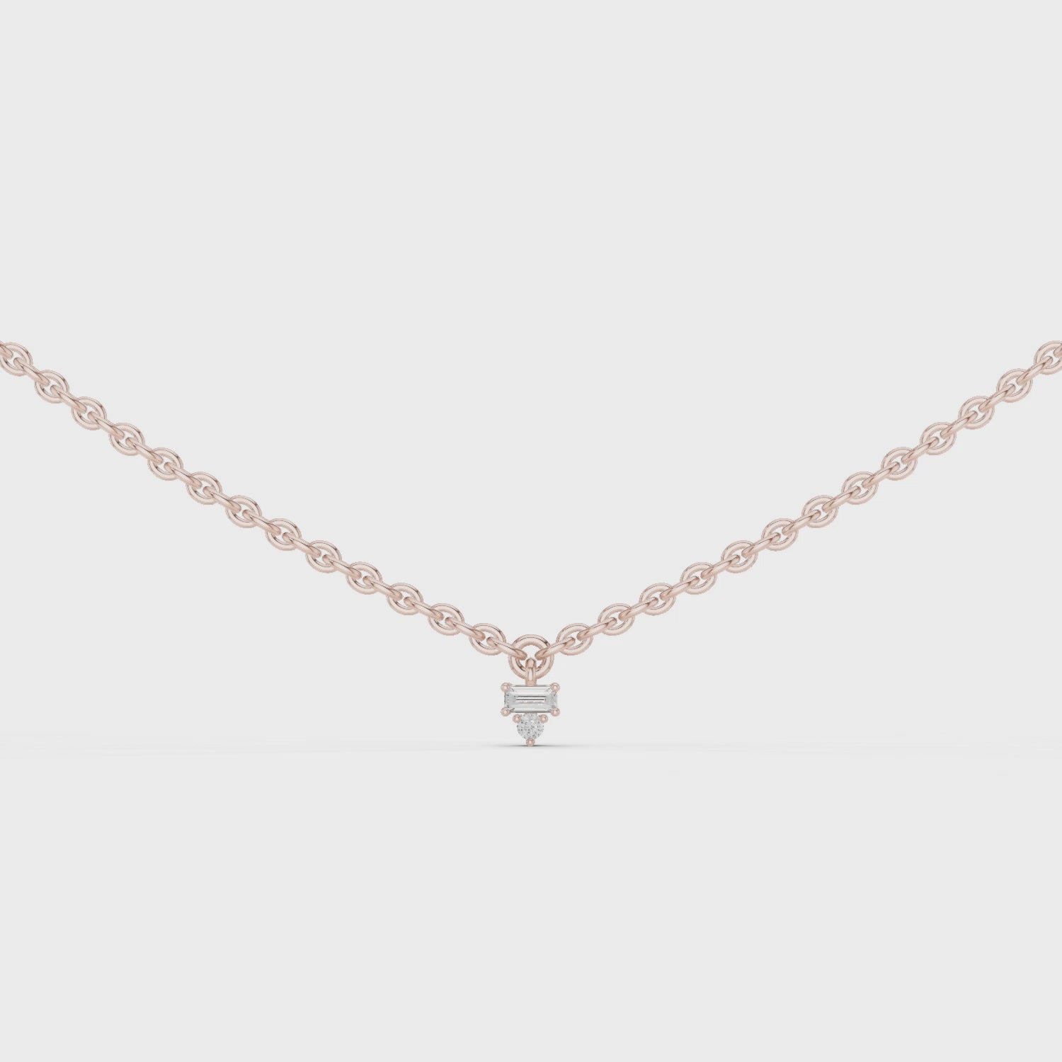 Diamond Station Necklace