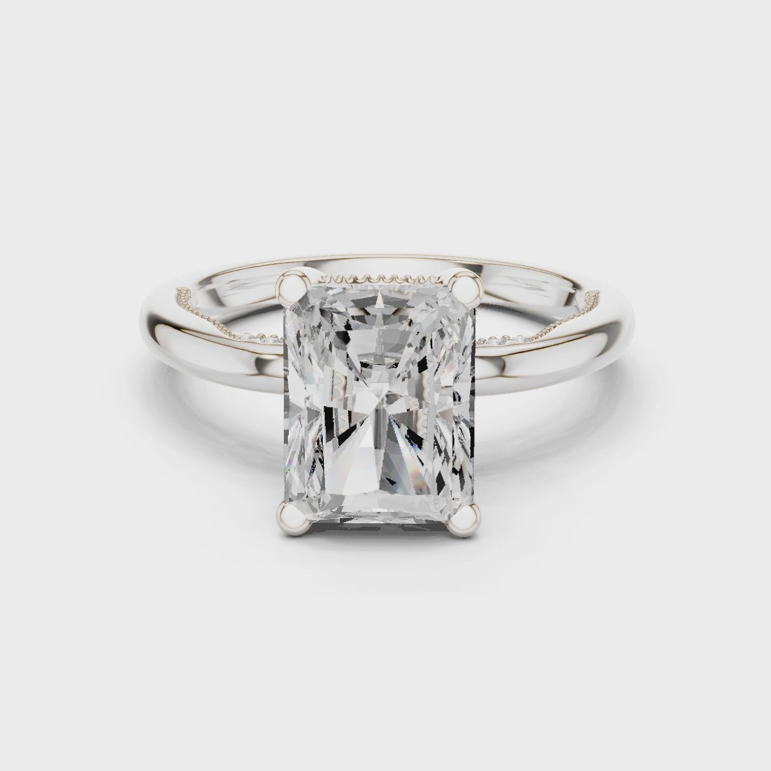 Zane Celestine Radiant Diamond Ring