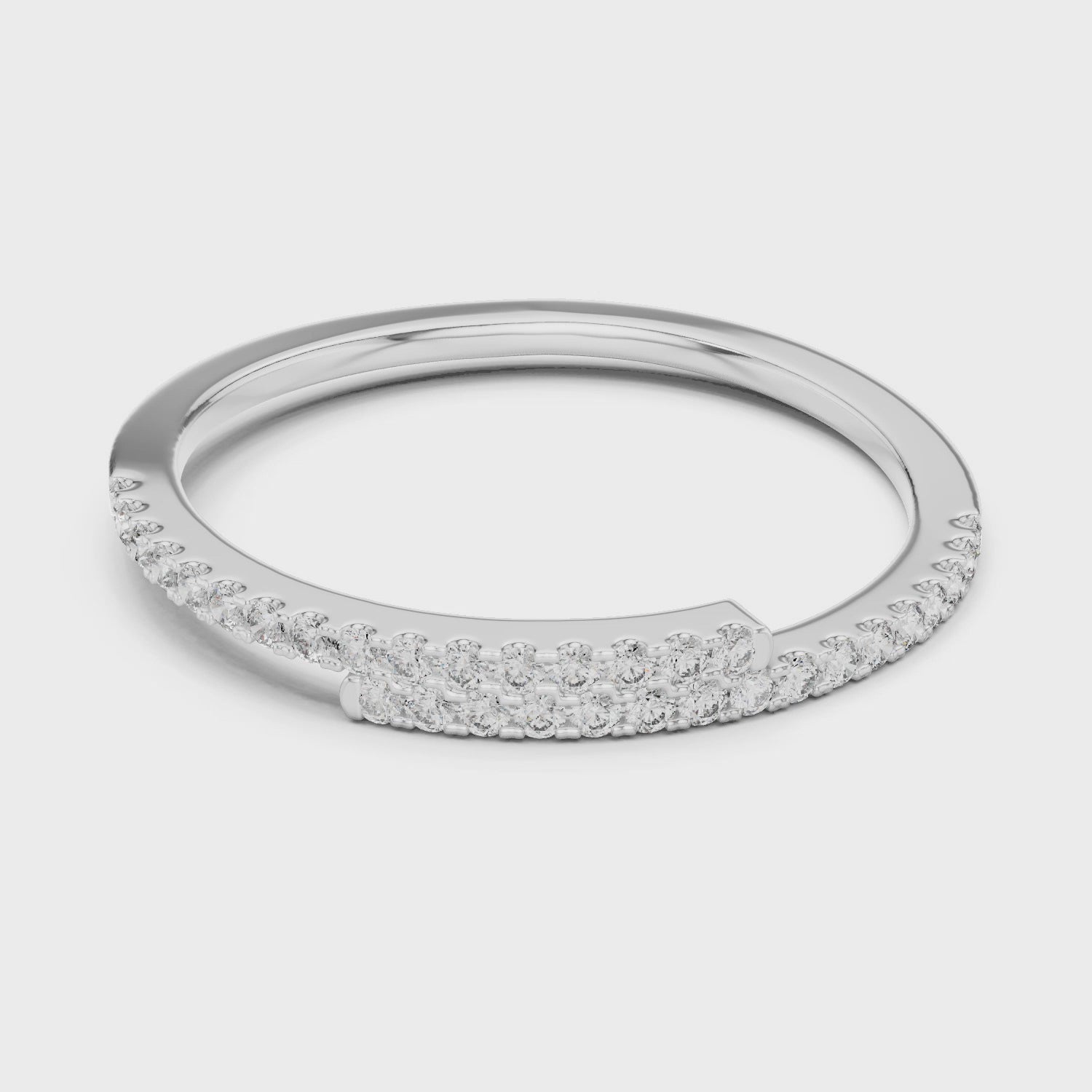 Halfway Brilliance Lab-Grown Diamond Band Ring