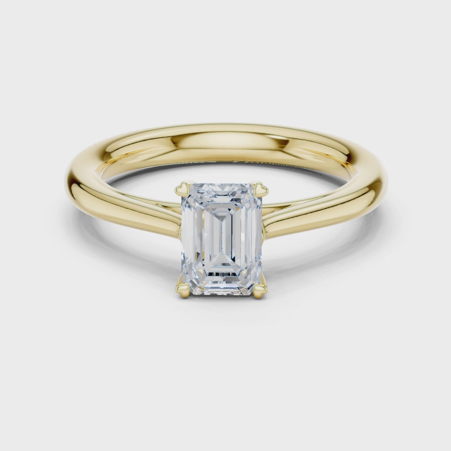 Emerald Solitaire Ring