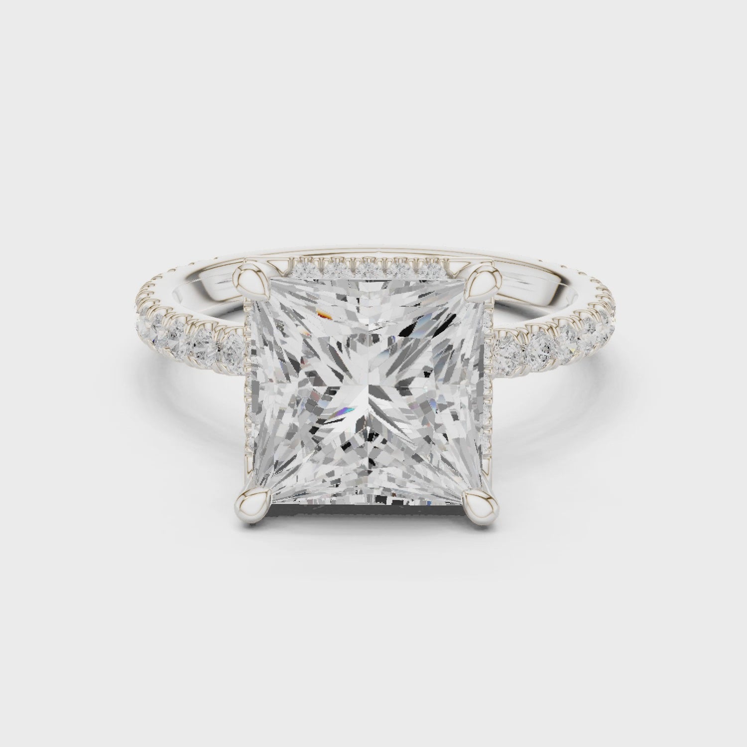 Seth Regalia Princess Diamond Ring