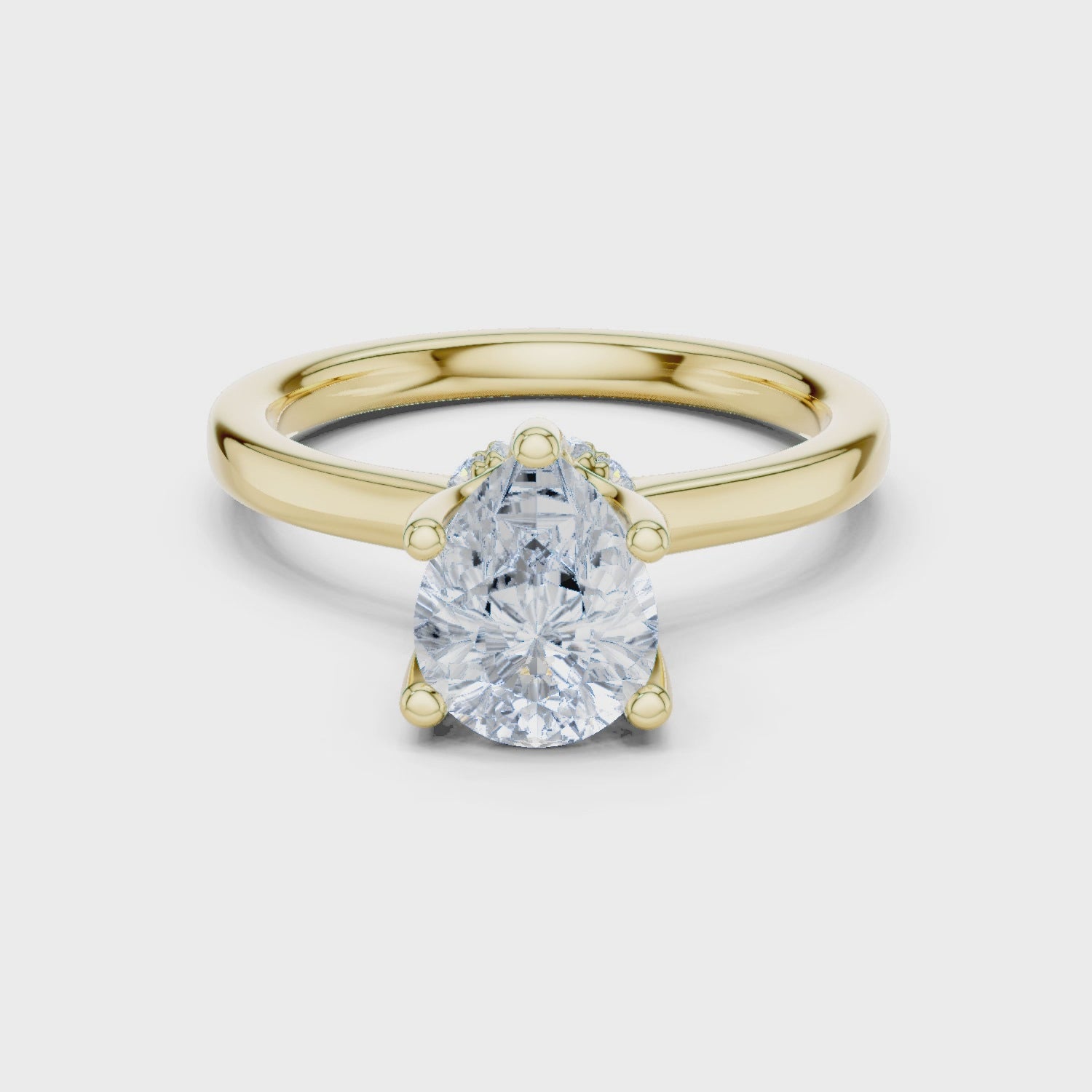 Selene Aurelia Pear Diamond Ring