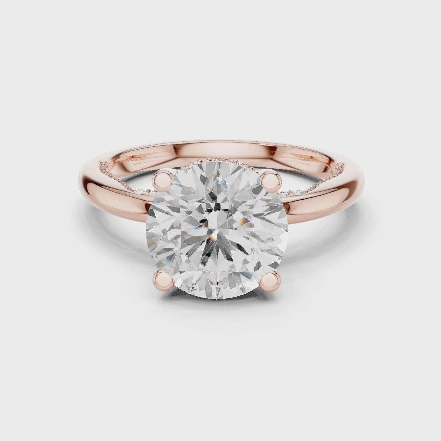 Zeke Luminara Round Diamond Ring