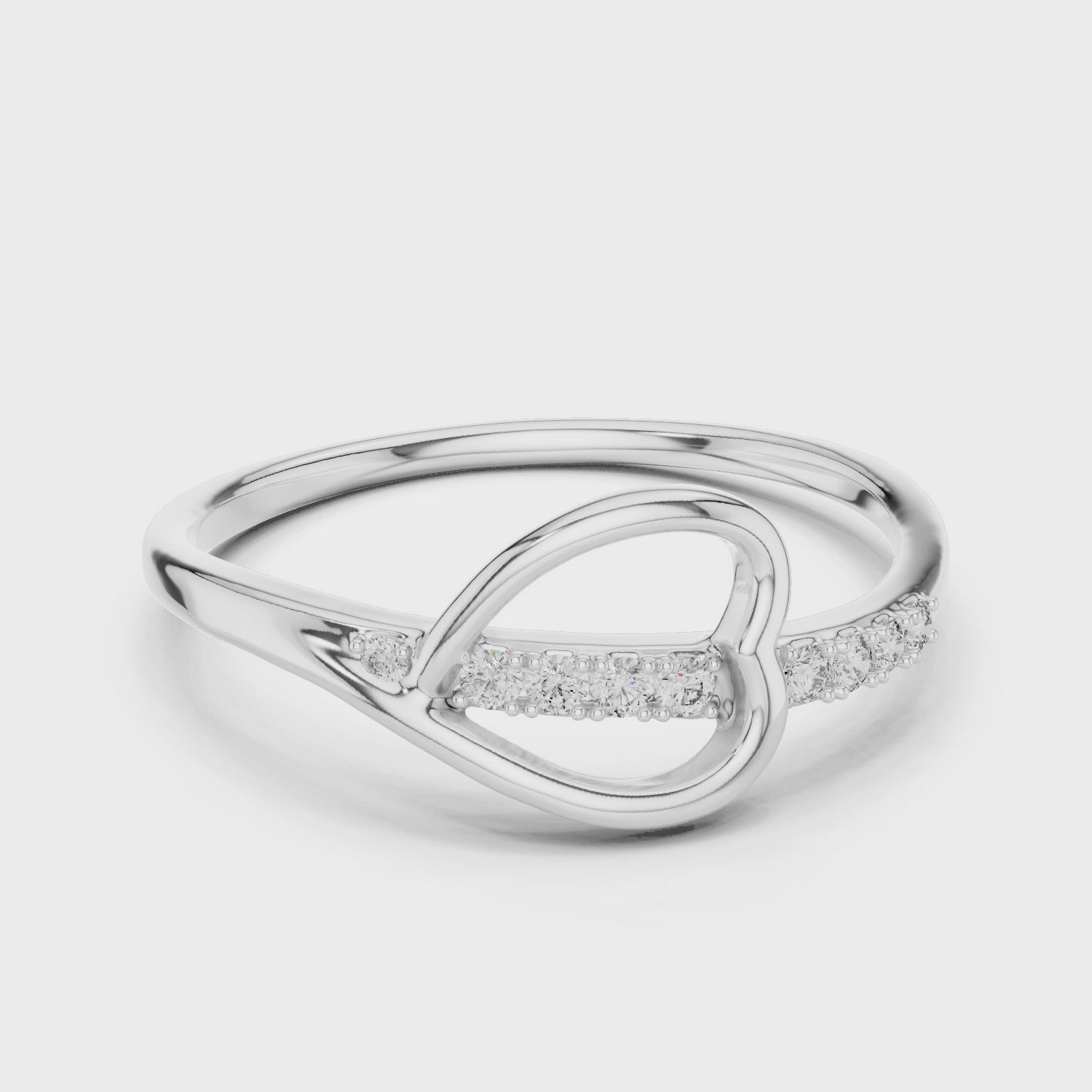 Infinity Loop Lab-Grown Diamond Ring