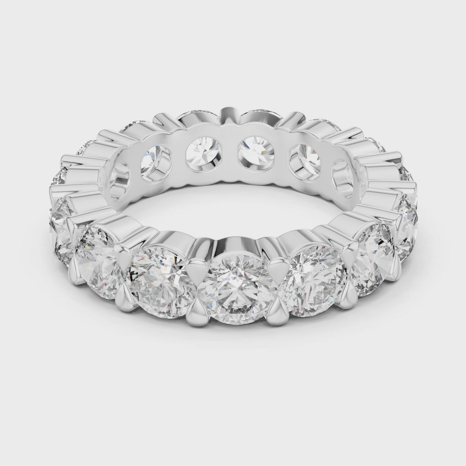 Full Eternity Round Diamond Band
