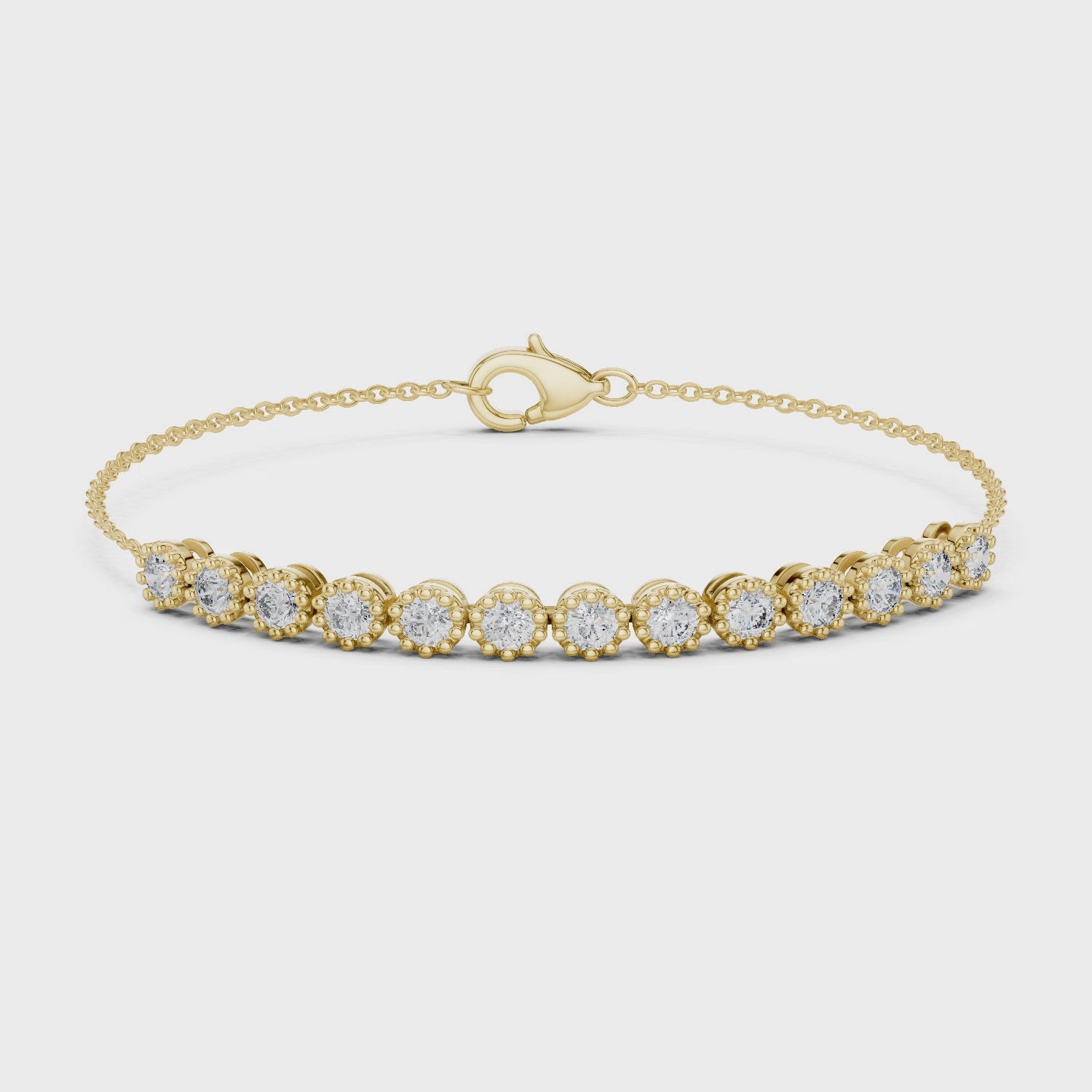 Diamond Adjustable Chain Bracelet