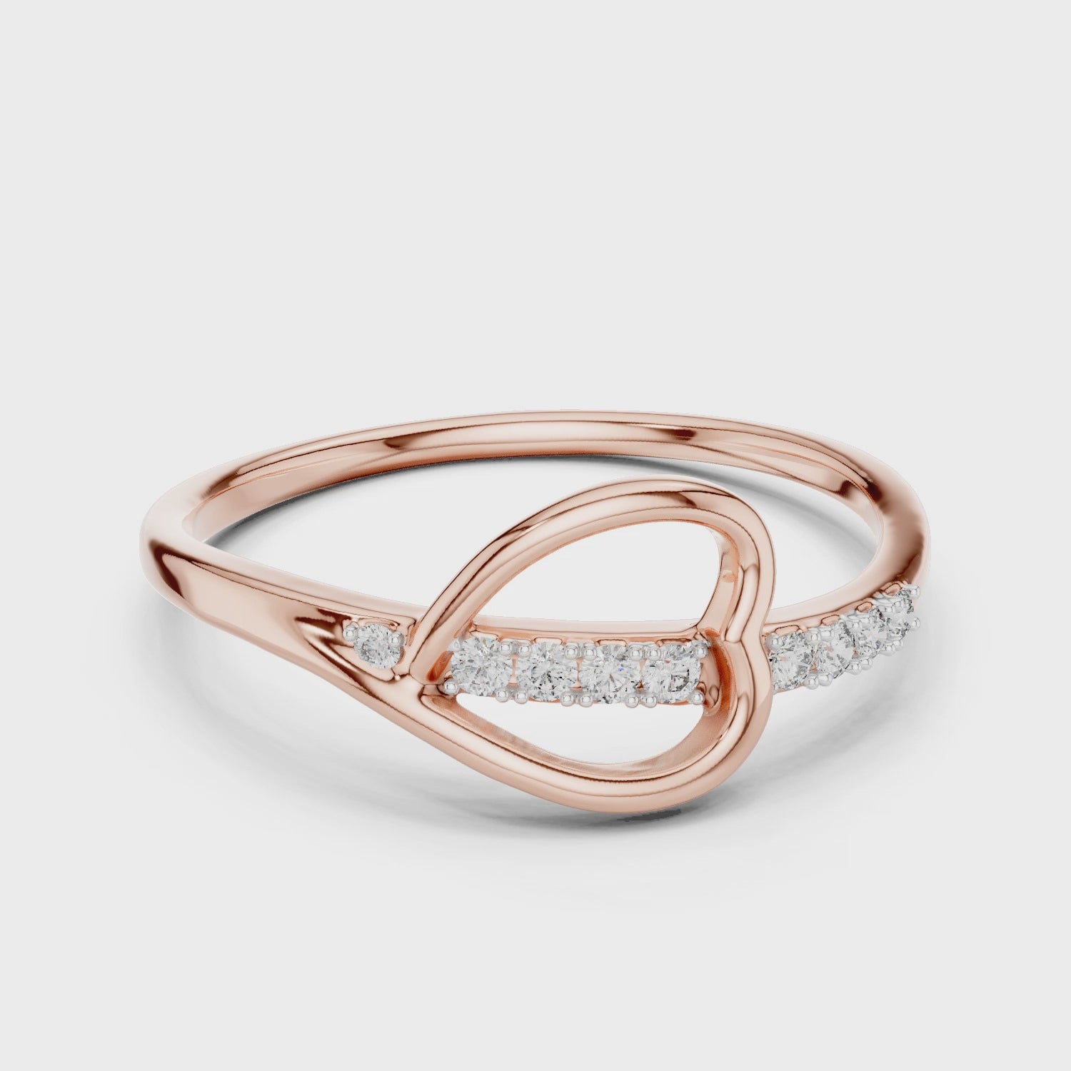 Infinity Loop Lab-Grown Diamond Ring