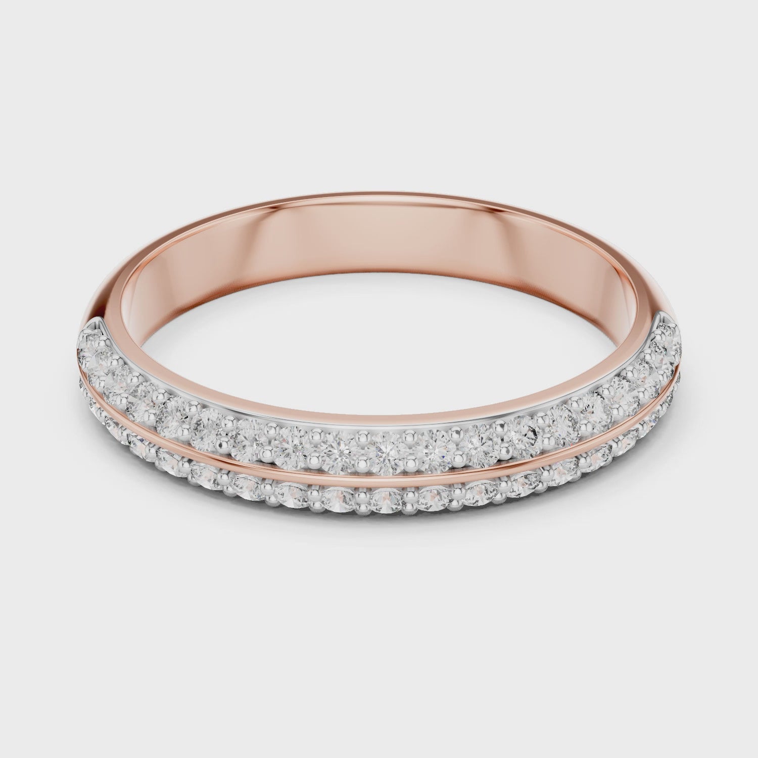 Dual Radiance Lab-Grown Diamond Eternity Band