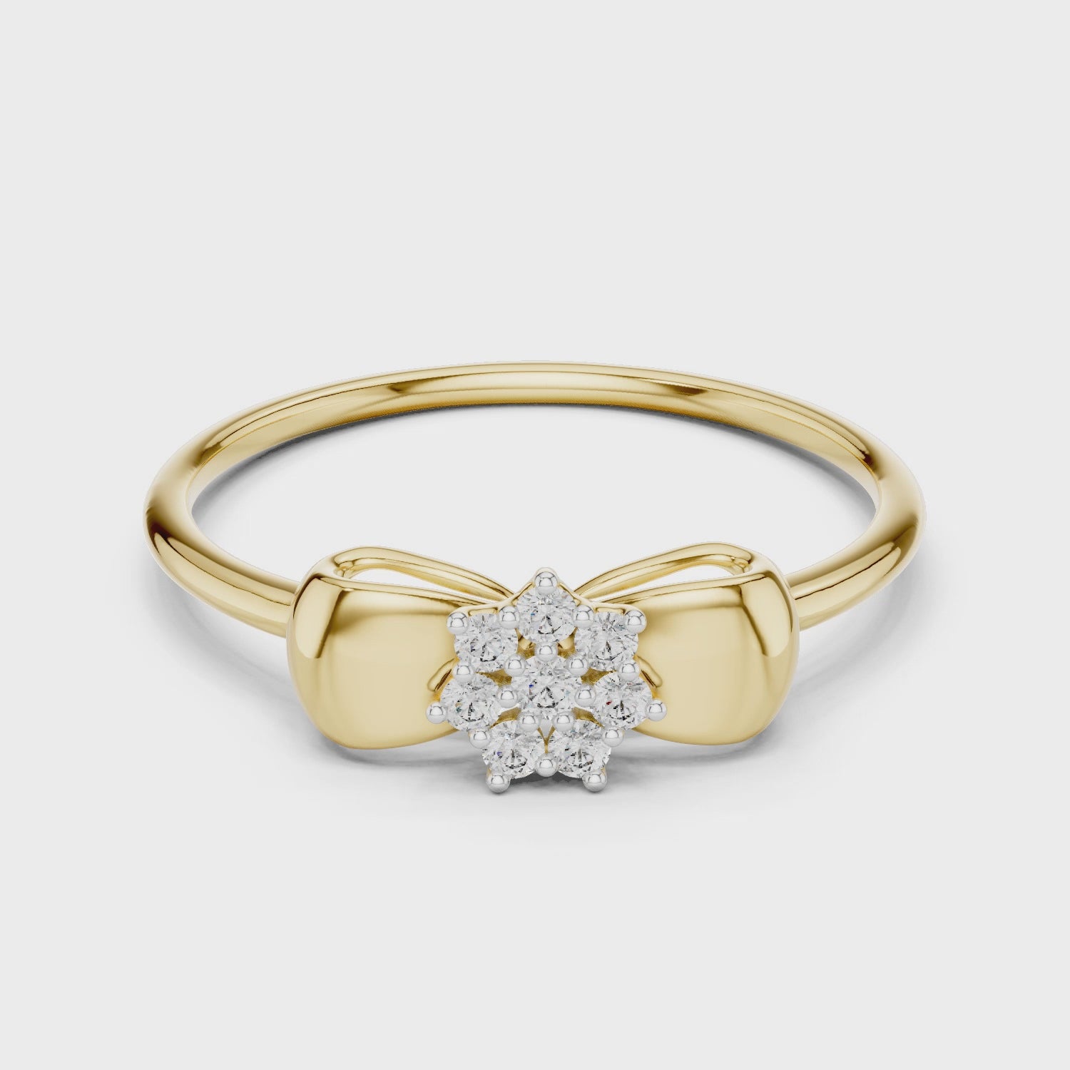 Bow Blossom Lab-Grown Diamond Ring