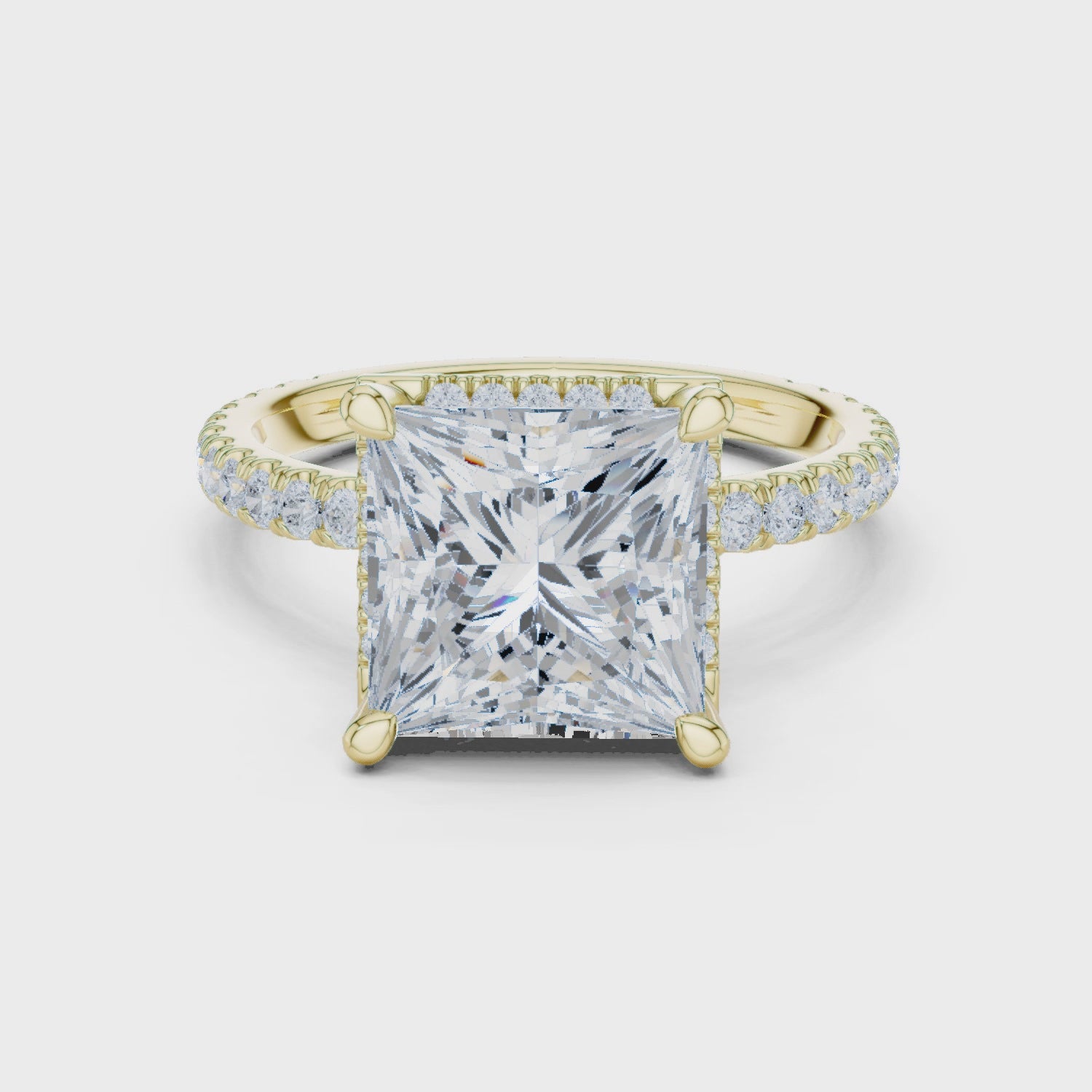 Seth Regalia Princess Diamond Ring