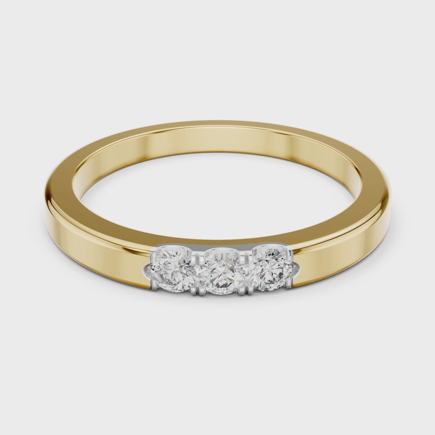 Trinity Spark Lab-Grown Diamond Band Ring